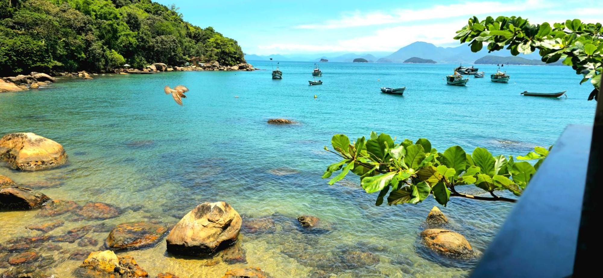 Pousada Sobre As Ondas De Picinguaba Exteriör bild